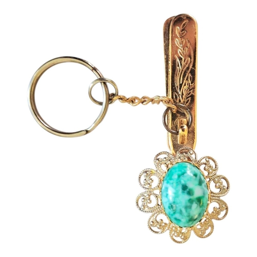 Vintage RARE 60s King's Key‎ Finder Handmade Keychain Made in L.A.